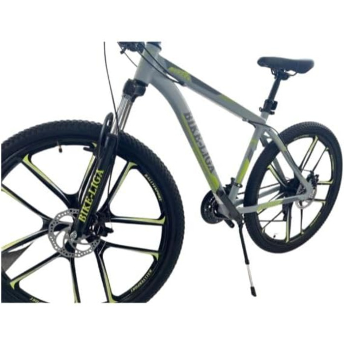 Гірський велосипед MTB Hardtail ALU Bike, 21 швидкість, Zoom 23 Cross (містично-сірий, 18), 27,5