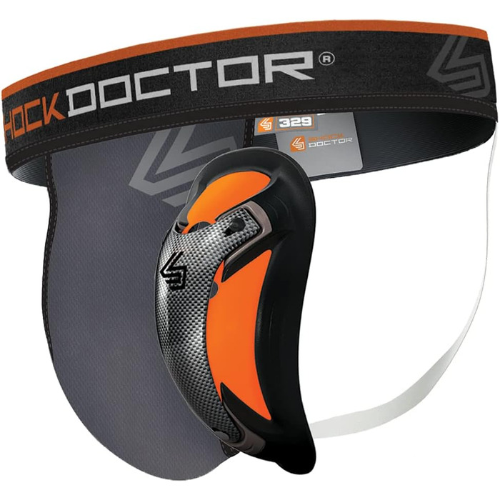 Бандаж Shock Doctor Compression Ultra з чашкою Carbon Flex, XL, сірий
