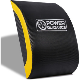 POWER GUIDANCE Мат для преса та спини, фітнес-мат для вправ, тренажер для м'язів преса і корпусу, килимок для скручувань, універсальний для тренувань вдома та в залі