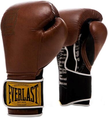 Боксерські рукавички Everlast 1910 Класичні, коричневі, 12 унцій