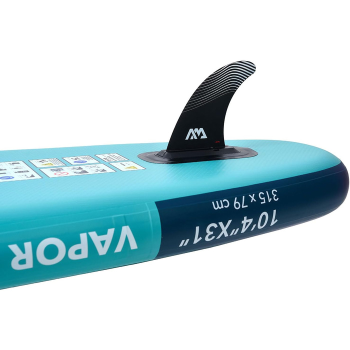 Надувна SUP-дошка Aqua Marina Vapor 315x79x15 см комплект 2021, весло, насос, рюкзак