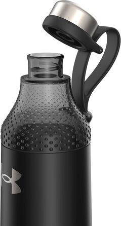 Пляшка для води Under Armour Infinity 650 мл, сатинова чорна, спортивна, 22oz