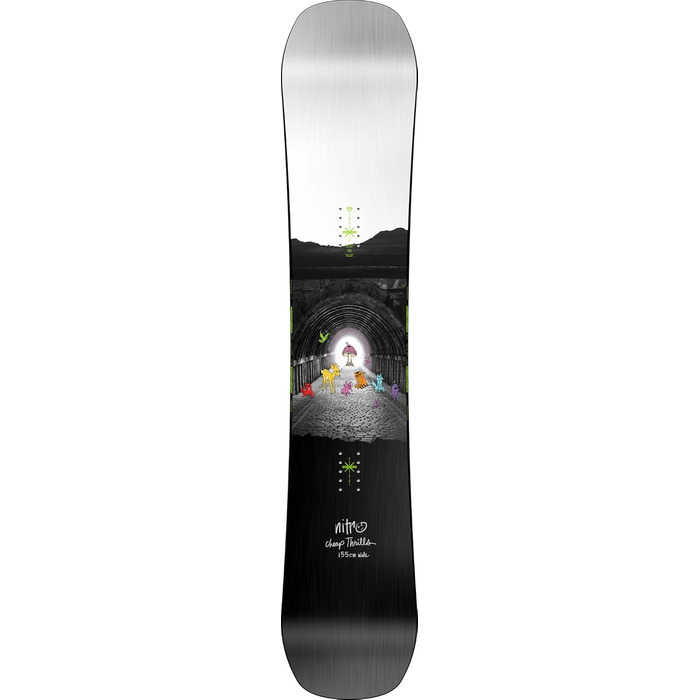 Чоловічі сноуборди Cheap Thrills 23 All Mountain Urban Freestyle Twin Board Wide 155 Multicolor