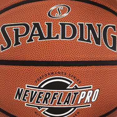 Баскетбольний м'яч Spalding NeverFlat Pro для приміщень і вулиці версія 2022 офіційний розмір 7, 29.5'