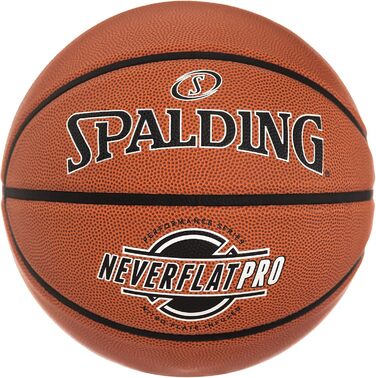 Баскетбольний м'яч Spalding NeverFlat Pro для приміщень і вулиці версія 2022 офіційний розмір 7, 29.5'