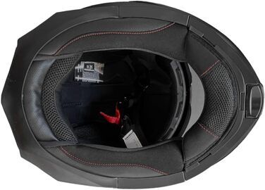 Мотошолом інтеграл RALLOX 160-3 чорний матовий з сонцезахисним візором, розміри S M L XL