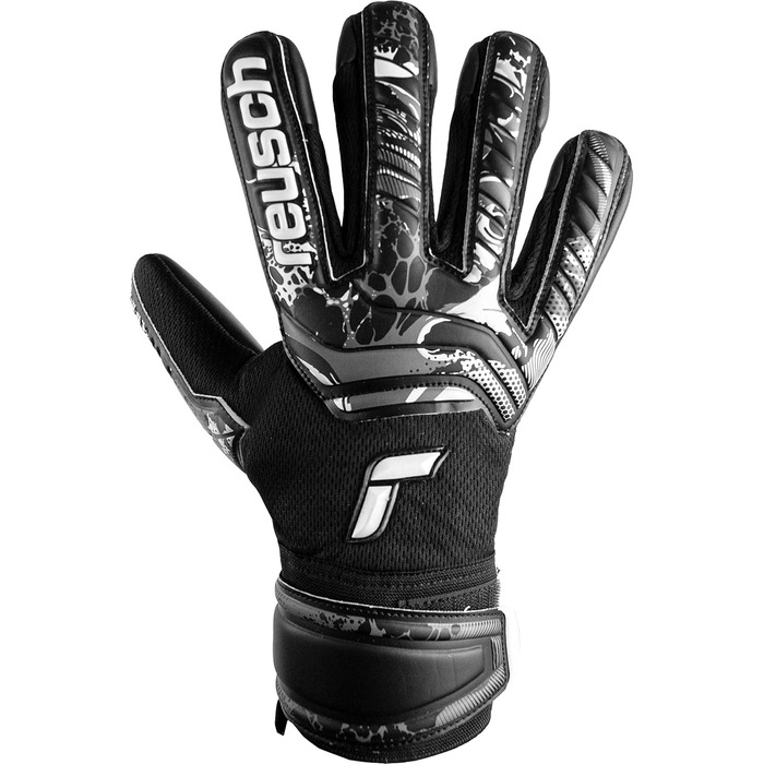 Рукавички Reusch Attrakt Infinity Junior, чорні, хороше зчеплення