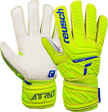 Рукавички Reusch Attrakt Junior Unisex, жовті/сині/білі, розмір 8