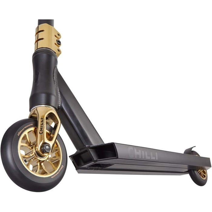 Самокат Chilli Pro Scooter 112-12 Reaper Crown Kids, Золото, 84 см