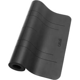 Килимок для йоги Casall Grip&Cushion III 5 мм, чорний, покращене зчеплення