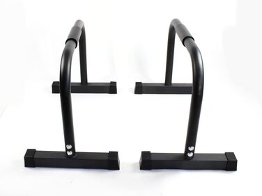 Преміум Dip Station Parallettes 45 см до 200 кг Гімнастика Чорний