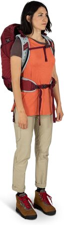 Рюкзак Osprey Hikelite 28 л Sangria Red S-M для туризму