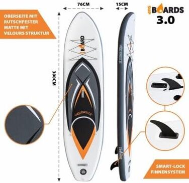 Набір SUP Board 3.0 X-Bay Надувна дошка для веслування (3.30м)