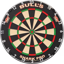 Дошка для дартсу Bull's Shark Pro з дротяною вставкою, підвіска