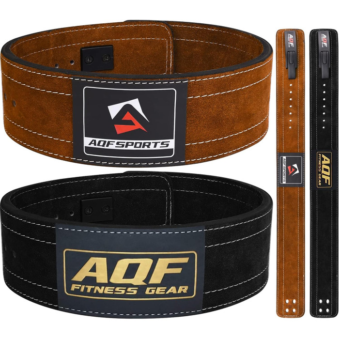 Ремінь для важкої атлетики AQF Ever Sranout, (L, Brown)