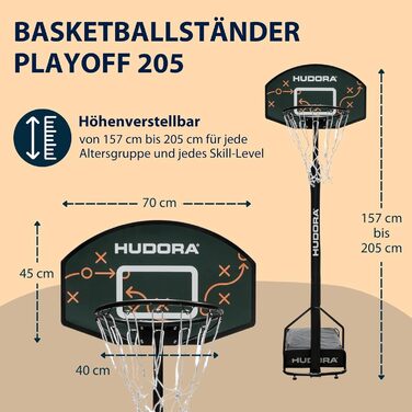 Баскетбольне кільце HUDORA Playoff 205