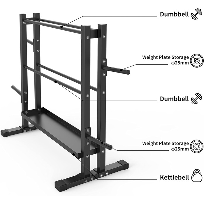 Підставка для гантелей PROIRON Тримач Weight Tower