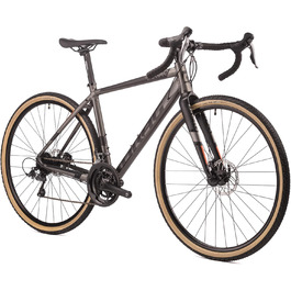 Чоловічий гравійний велосипед Airtracks 28 дюймів STERRATO 3.0 Bike 2 x 8 швидкісний Shimano Claris RD-R2000 8-швидкісний - висота рами 49 см, 52 см і 5 5см - Модель 2024 52см (зріст 162-177см)