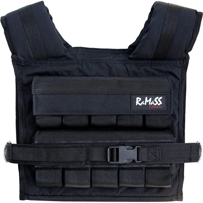 Жилет RAMASS Fitness Weight Vest, ваговий жилет 1кг - 20 кг, знімні металеві обважнювачі, ідеально підходять для гімнастики, силових тренувань, обладнання для чоловіків і жінок