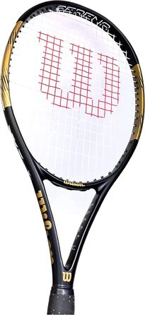 Ракетка для дорослих Wilson Serena Elite 103, чорна/золота ручка 1 (4 1/8')