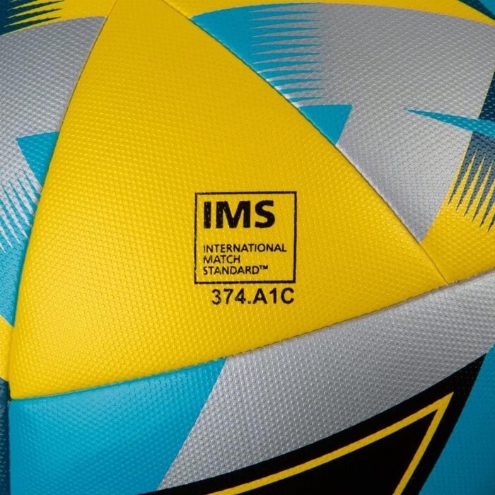 Футбольний м'яч Mitre Ultimatch, розмір 5, біло-синій, підвищена зносостійкість, покращений контроль та точність
