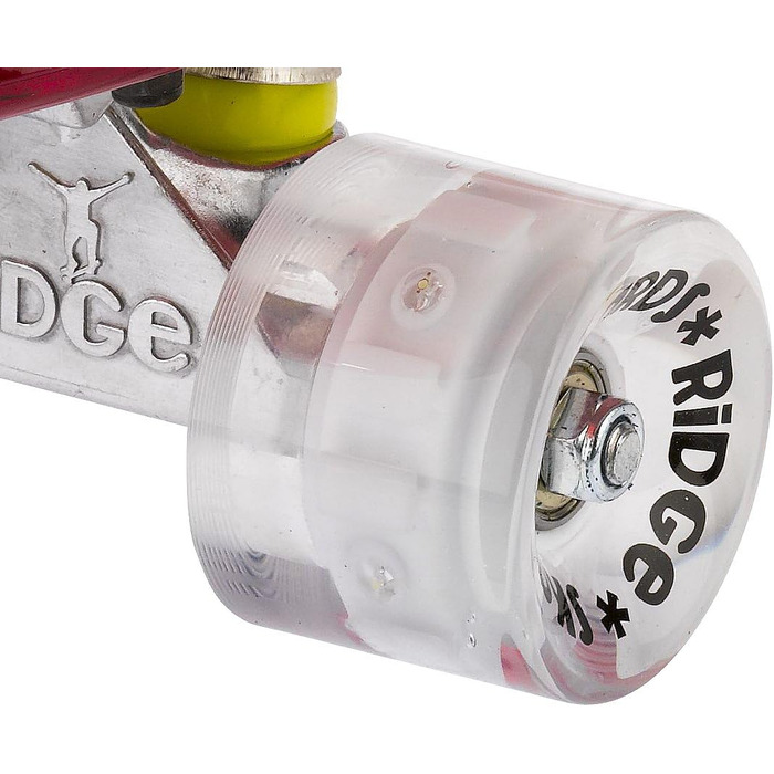 Скейтборд Ridge Blaze Mini Cruiser, 55 см 56 см Прозорий/Білий