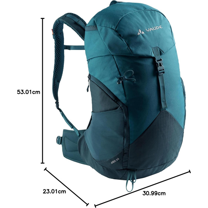 Рюкзак VAUDE Jura 24 універсальний, 24 л, для туризму, чорний