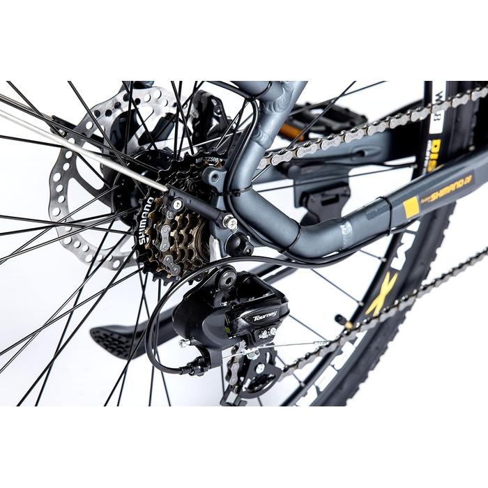 Велосипеди Moma E-City 28 PRO, Shimano 7-шв., гідр. гальма, акум. 48 В