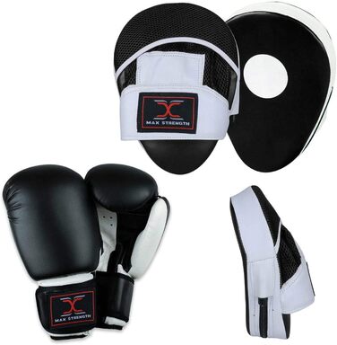 Боксерські колодки Focus Mitts - Вигнута синтетика, для ММА та бойових мистецтв