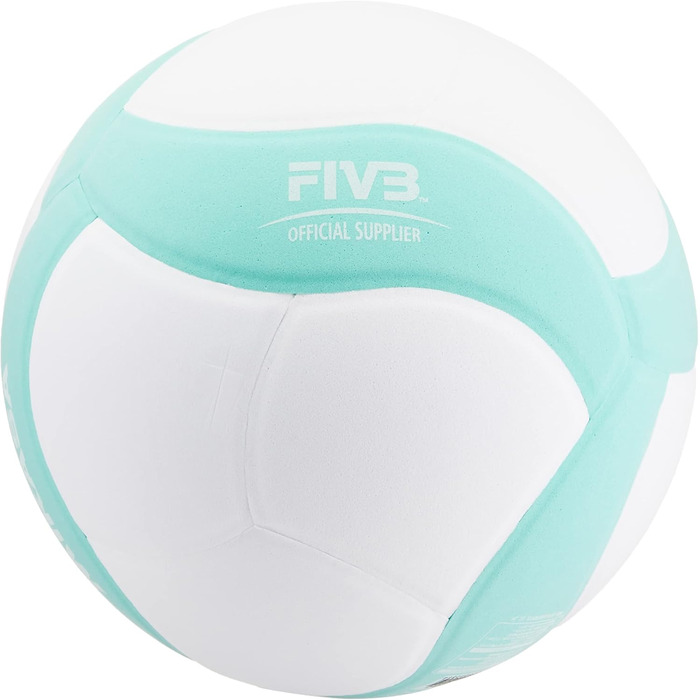 Волейбольний м’яч MIKASA Smile Lesson Valley №4, 210г, біло-зелений, VS210W-G, рекомендований тиск 0,10-0,15 кгс/см²