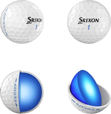 М'ячі для гольфу Srixon AD333-9 (12 шт.)