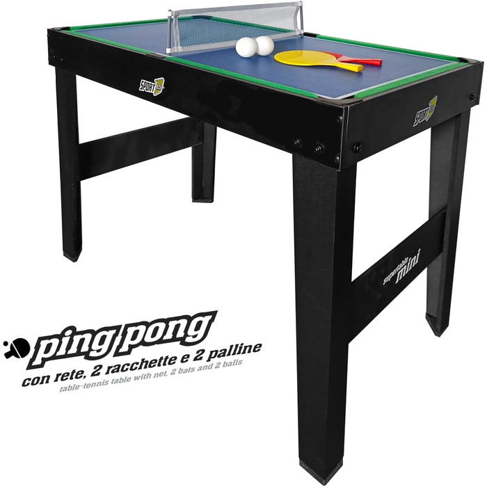 Стіл Sport1 Supertable Mini 5-в-1 футбол, теніс, хокей, більярд