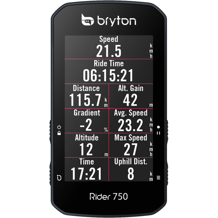 Велокомп'ютер Bryton Rider 750SE, GPS, сенсорний 2.8