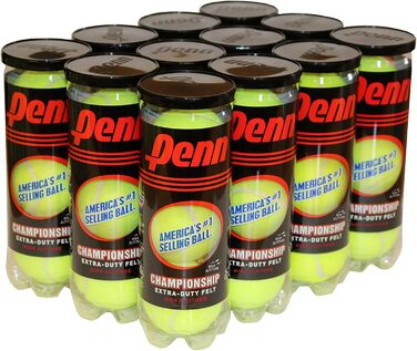Тенісні м'ячі Penn Championship High Altitude – зносостійкі пресовані фетрові м'ячі для гри на висоті