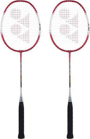 Ракетка Yonex ZR 100, набір 2 шт., алюміній, з рукавом, червона