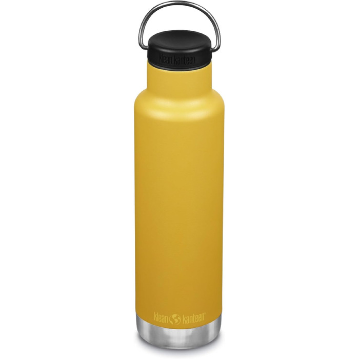 Термобутилка Klean Kanteen Classic з петлевою кришкою, універсальна, жовта