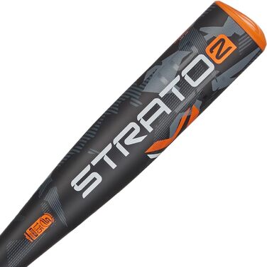 Бейсбольна бита Axe Strato 2 USSSA, алюмінієва, 1-складова, 2 3/4'', Drop -10, 26''/16oz, синьо-оранжева