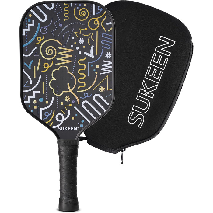 Весло Sukeen Pickleball T700 Carbon, 16 мм стільниковий сердечник, контроль