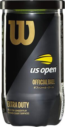 Тенісний м'яч Wilson WRT1000J US Open Extra Duty, підвищений тиск, 2 шт., для змагань