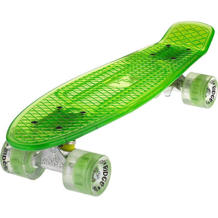 Скейтборд Ridge Blaze Mini Cruiser, 55 см (56 см, Зелений/Мульти)