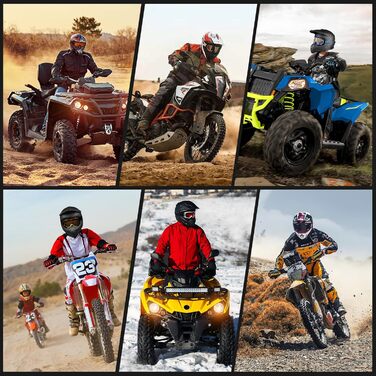 Мотокросовий шолом Fullface для дорослих, ECE 22.06, для мотоцикла, мопеда, ATV, UTV, MTB, сертифікований