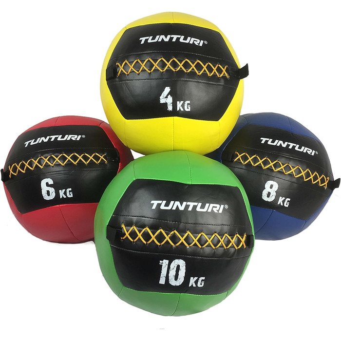 Медичний м'яч Tunturi Slam Ball 4/6/8/10 кг для кросфіту та функціональних тренувань