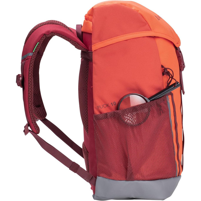 Дитячий рюкзак VAUDE Puck 10 л для хлопчиків і дівчаток, туристичний та шкільний, водостійкий, з дощовиком і лупою, синій