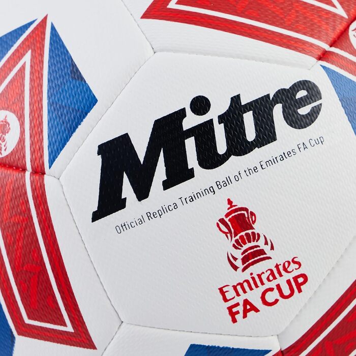 Футбольний м'яч Mitre Training FA Cup, високоякісний тренувальний, зносостійкий