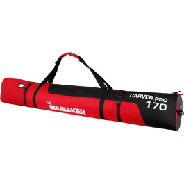 Сумка Carver PRO Brubaker Skibag, 5 кольорів, 170/190 см, чорна/червона