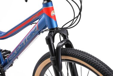 Велосипед BIKESTAR Alu 24, 9-14 років, 21-шв. Shimano, дискові гальма