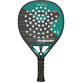 Падельна ракетка Bullpadel Hack 04 Hybrid 25, темно-зелена, 370 г, новинка