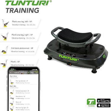 Вібраційна платформа Tunturi Cardio Fit V10/V20 для фітнесу та схуднення