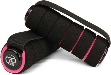 Гантелі Fitness Mad Pro 0,5 кг рожеві – для фітнесу, неопрен