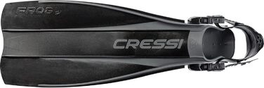 Надувні ласти для дайвінгу Cressi Frog Made in Italy регульовані ласти (м/л, чорні)